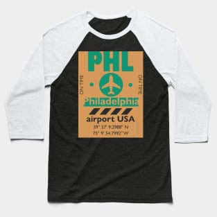 PHL airport Baseball T-Shirt